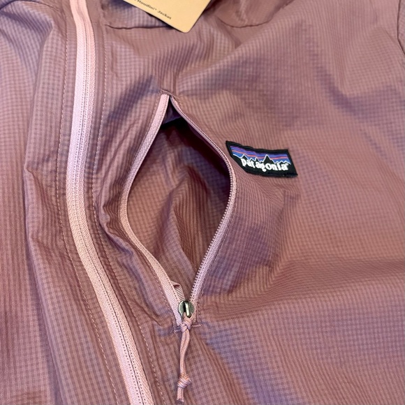Patagonia NWT Houdini Men’s Jacket Mauve Lightweight Windbreaker Hood Large - Picture 8 of 16